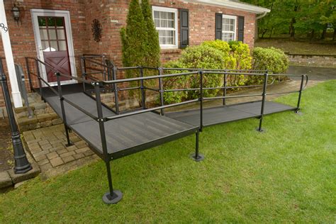 metal house ramps|residential metal ramps.